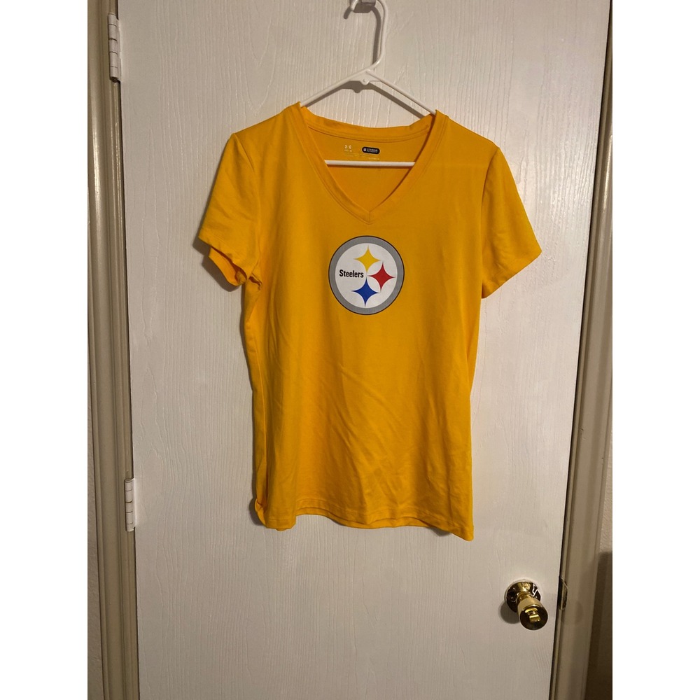 Under Armour NFL Combine Authentic Pittsburgh Steelers V-Neck Yellow MD
0748